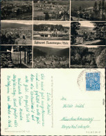 Finsterbergen-Friedrichroda Panorama, Teilansicht, Schwimmbad, See 1957 - Friedrichroda