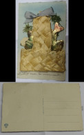 Ansichtskarte  Kunst - Korb Mit Goldenen Fischen - Erhaben 1911 - Non Classificati