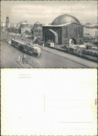 Ansichtskarte St. Pauli-Hamburg Landungsbrücken Und Straßenbahn 1962  - Other & Unclassified
