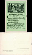 Ansichtskarte  Liedansichtskarte "Kleines Haus Am Wald" 1954 - Music