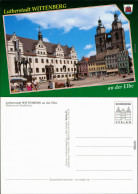 Ansichtskarte Lutherstadt Wittenberg Rathaus Mit Stadtkirche 1995 - Andere & Zonder Classificatie