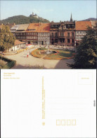 Ansichtskarte Wernigerode Nicolaiplatz Mit Springbrunnen Im Vordergrund 1988 - Andere & Zonder Classificatie