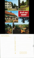 Ansichtskarte Tanne (Harz) Hotelanlage, Garten, Fachwerkhaus, Panorama 1989 - Andere & Zonder Classificatie