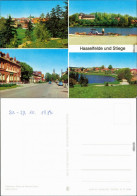 Ansichtskarte Hasselfelde Panorama-Ansicht, See, Straßenansicht 1983 - Other & Unclassified