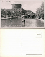 Postcard Stockholm Partie An Der Stadtbibliothek 1932  - Sweden