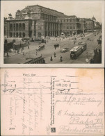 Ansichtskarte Wien Straßenpartie, Straßenbahn Und Oper 1930  - Sonstige & Ohne Zuordnung