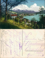 Ansichtskarte Tegernsee (Stadt) Blick Auf Den Ort 1916 - Tegernsee