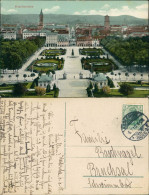 Ansichtskarte Karlsruhe Schlossplatz 1910 - Karlsruhe