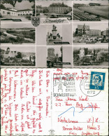 Ansichtskarte Schweinfurt Sachsbad, Kampfbahn, Weingut Peterstirn 1963 - Schweinfurt