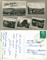 Ansichtskarte Einsiedel-Masserberg Panorama 2x, Ortsteil, Felsen 1967 - Masserberg