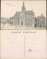 CPA Roubaix Hotel De Ville/Platz Und Rathaus 1915  - Autres & Non Classés