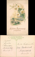 Ansichtskarte  Glückwunsch - Konfirmation - Orient Mit Blumen 1912 - Andere & Zonder Classificatie
