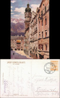 Ansichtskarte Innsbruck Herzog Friedrich-Straße Mit Goldenem Dachl 1927 - Innsbruck