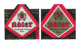 BROUWERIJ HAACHT - BOORTMEERBEEK - ADLER PREMIUM LUXUX BIER -  2 BIERETIKETTEN  (BE 353) - Beer