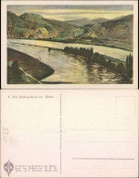  Künstlerkarte: Gemälde / Kunstwerke - Das Siebengebirge Am Rhein 1929 - Peintures & Tableaux