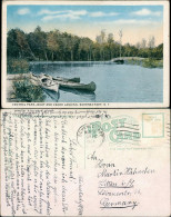 Postcard Schenectady Central Park: Boat And Canoe Landing 1924 - Autres & Non Classés