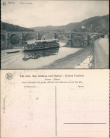 Namur Namen / Wallonisch: Nameûr Maasbrücke/Pont Le Jambe, Fähre 1913 - Namur