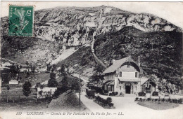 In 6 Languages Read A Story: Lourdes. Chemin De Fer Funiculaire Du Pic Du Jer. | Funicular Railway Of Pic Du Jer. - Lourdes