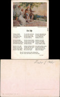 Ansichtskarte  Künstlerkarte: Gemälde / Kunstwerke - A. Borch - Die Uhr 1912 - Paintings