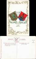 Ansichtskarte  West Looe - East Looe - Cornwall - Wappen 1912 Goldrand - Unclassified