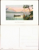 Interlaken Künstlerkarte: Gemälde / Kunstwerke - Am Thunersee 1908 - Autres & Non Classés