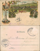 Ansichtskarte Achern Litho AK: Stadt, Denkmal, Kapelle 1898  - Achern