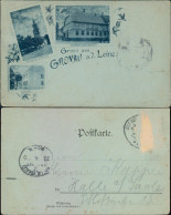 Ansichtskarte Gronau (Leine) Kirche, Gasthof, Schule 1900 - Andere & Zonder Classificatie
