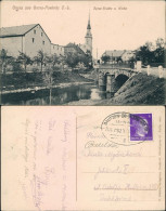 Ansichtskarte Großpostwitz Budestecy Spree-Brücke U. Kirche 1938 - Sonstige & Ohne Zuordnung