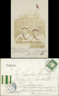 Ansichtskarte  Scherzkarten - Junge Und Mädchen Trellern 1903 - Humor