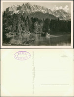 Ansichtskarte Grainau Badersee Mit Felsmassiv 1932 - Otros & Sin Clasificación