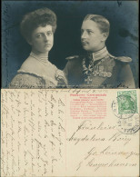  Prinz Eitel Friedrich Und Seine Braut Herzogin Sophie Charlotte 1905 - Familles Royales