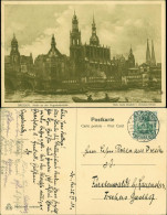 Ansichtskarte Innere Altstadt-Dresden Panorama - Künstlerkarte 1919 - Dresden