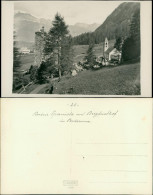 Foto Pontresina Kirche, Bergfried 1928 Privatfoto - Sonstige & Ohne Zuordnung