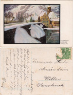Ansichtskarte  Gemälde AK: Libermann - Sonniger Wintertag 1911  - Peintures & Tableaux