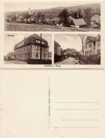 Drebach (Erzgebirge) 3 Bild: Panorama, Postamt Und Dorfstrasse 1923  - Otros & Sin Clasificación