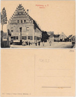 Ansichtskarte Mühlberg/Elbe Miłota Neustädter Markt Und Sparkasse 1913  - Mühlberg