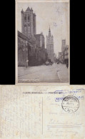 Gent Ghent (Gand) Les Trois Tours/Die Drei Türme - Straßenpartie 1915  - Other & Unclassified