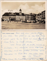 Postcard Teplitz-Schönau Teplice Marktplatz - Bus 1955  - Tchéquie