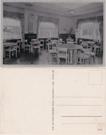 Postcard Krummhübel Karpacz Haus Brandenburg: Tagesraum 1934 - Schlesien