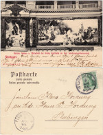 Stuttgart Rechtes Und Linkes Mittelbild Der König Karlhalle Landesmusseum 1904 - Stuttgart