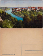 Ansichtskarte Zwickau Blick Auf Die Mulde Fabrikanlagen 1914  - Zwickau