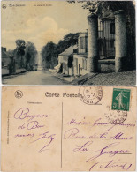 Postkaart Bon-Secours-Péruwelz La Route Conde 1910  - Autres & Non Classés