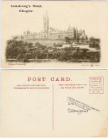Postcard Glasgow University 1912  - Other & Unclassified