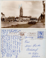 Postcard Boston (Lincolnshire) Market Square/Marktplatz 1958  - Andere & Zonder Classificatie