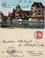 Ansichtskarte Nürnberg Partie An Der Insel Schütt 1909 - Nürnberg