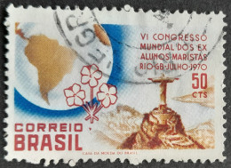 Bresil Brasil Brazil 1970 Congrès élèves Maristes Yvert 938 O Used - Oblitérés