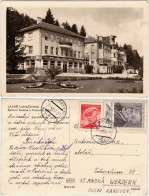Postcard Luhatschowitz Luhačovice Hotel 1951  - Czech Republic