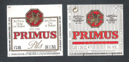 BROUWERIJ HAACHT - BOORTMEERBEEK - PRIMUS HAACHT PILS  -  2 BIERETIKETTEN  (BE 358) - Beer