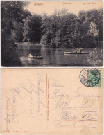 Strehlen-Dresden Gondelfahrer Auf Carolasee Im Großen Garten 1911 - Dresden