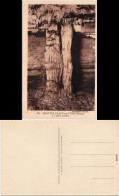 Arcy-sur-Cure Grottes D Arcy - Le Pilier Double CPA Yonne France 1932 - Other & Unclassified
